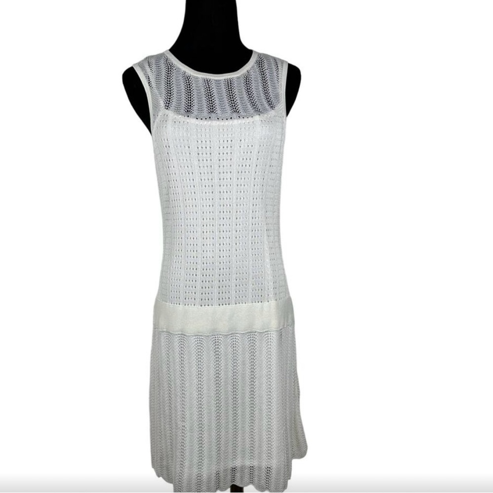 NWT Ted Baker Women's Eyelet Sleeveless Cover-Up Dress - White (US Size 8)